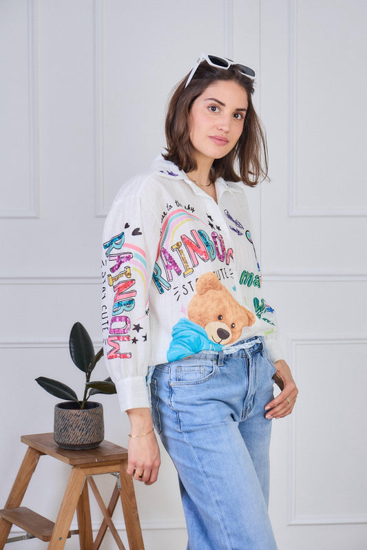 My Love Shirt Linen Pattern