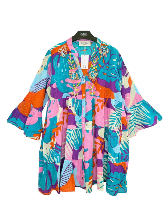 Short Dress Colorful Orlin