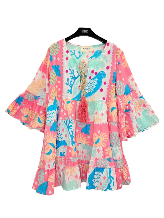 Short Dress Colorful Orlin