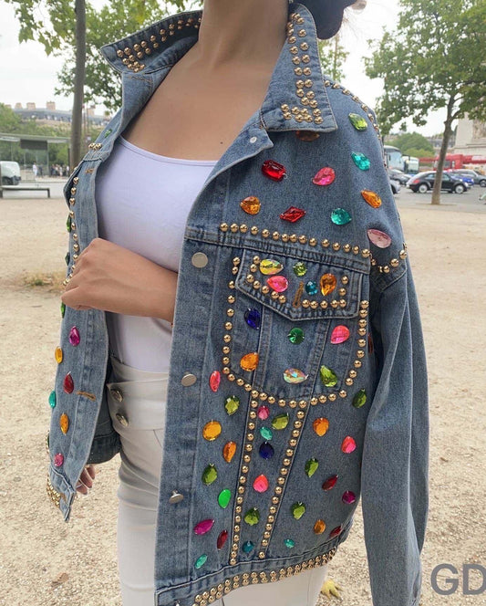 Jacket Denim studs
