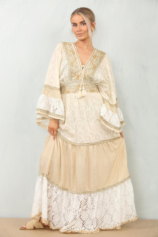 Embroidery Handmade Dress Sumel