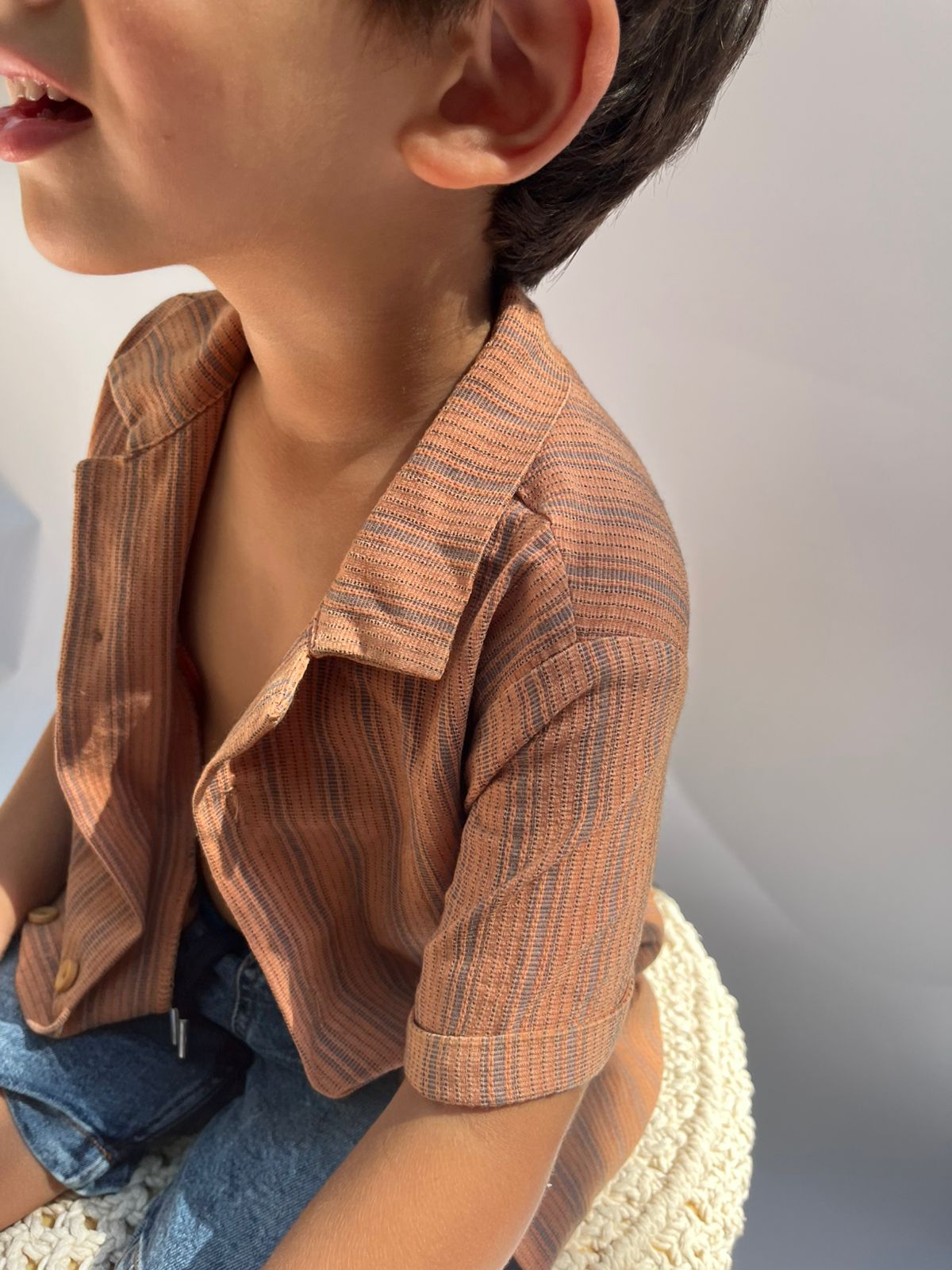 The Orange Strip Shirt