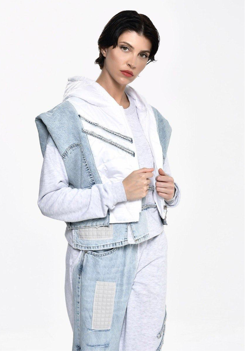 Vest white Denim dq