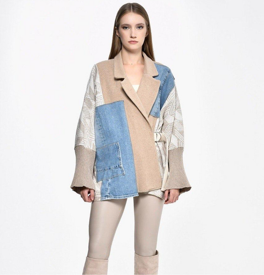 Jacket Beige X denim dq