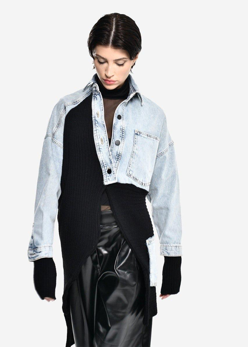 Jacket Denim x black DQ