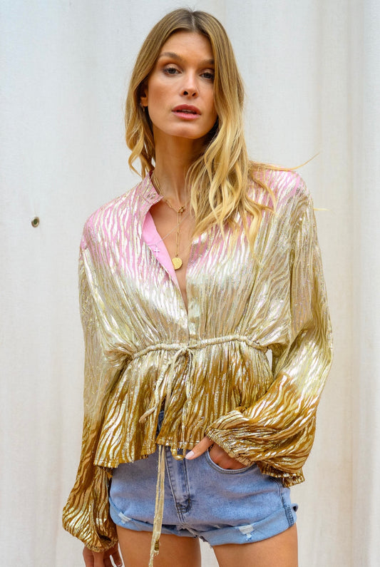 Goldenrose kimono