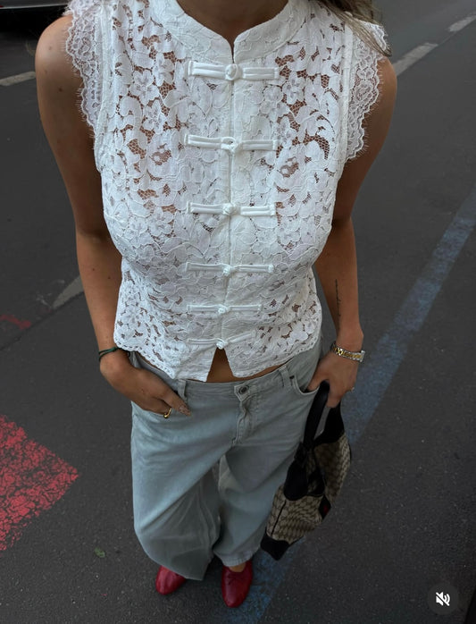 Vest lace white