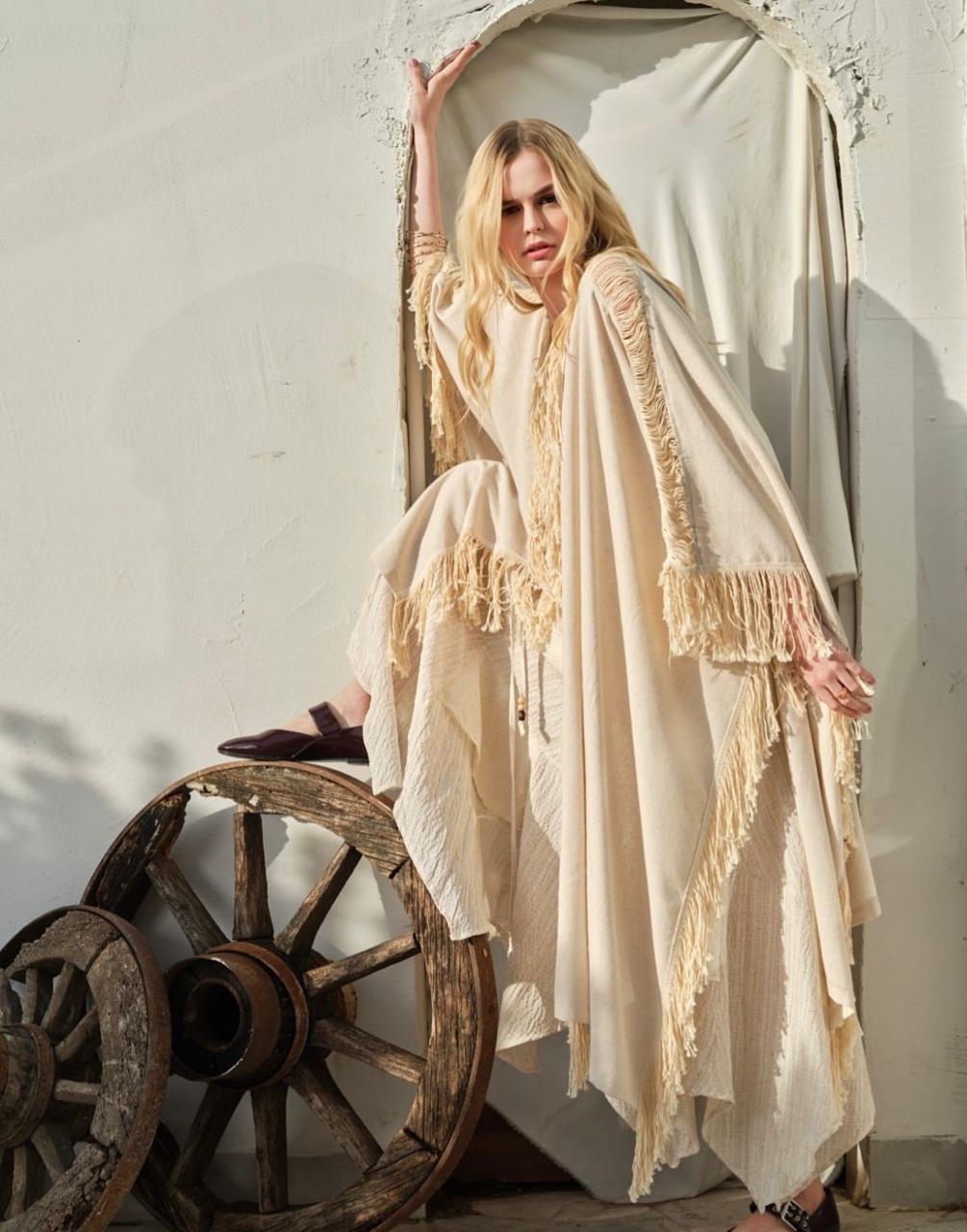 Fringes kimono