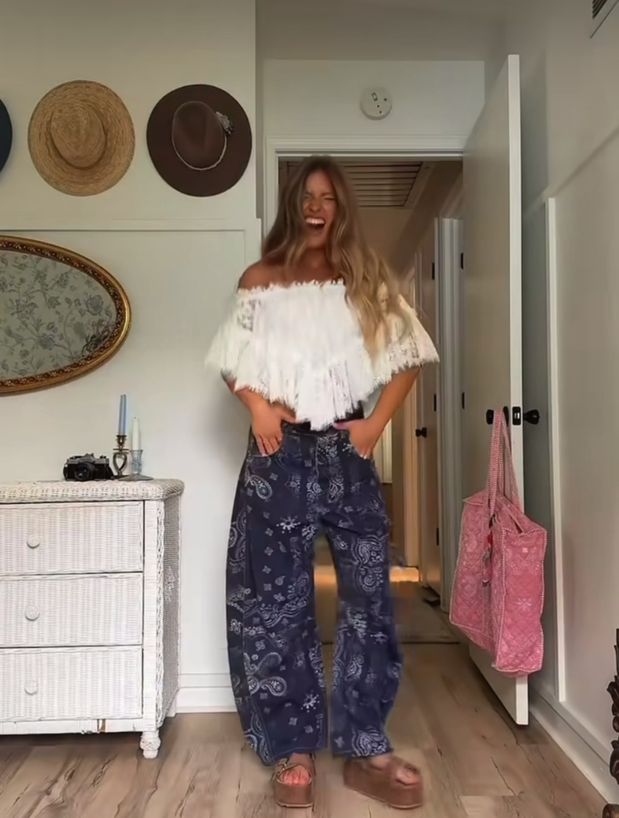 Bandana pants navy