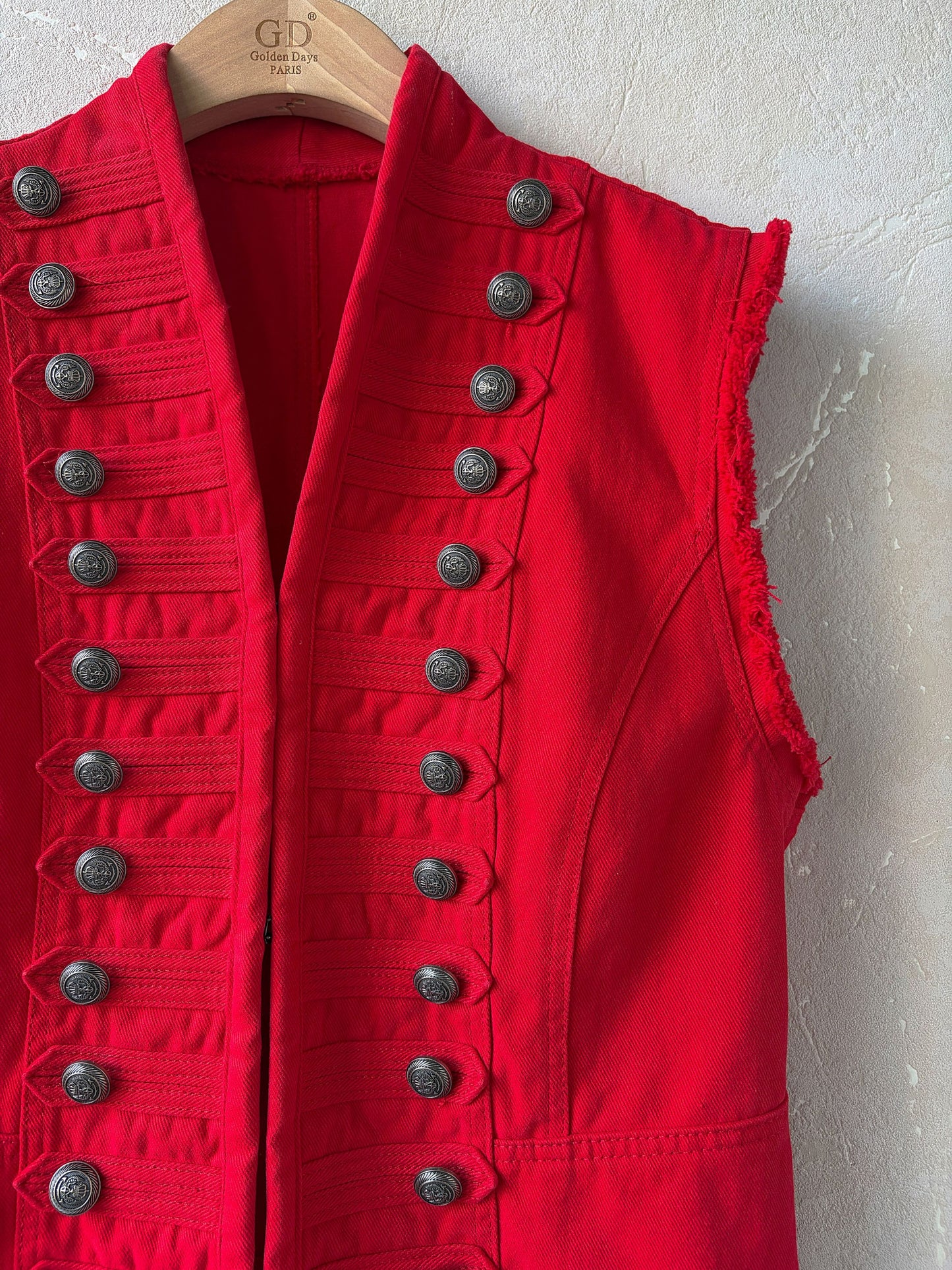 Vest red napoleon