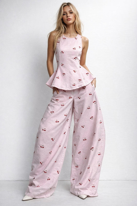 Set pink cherry