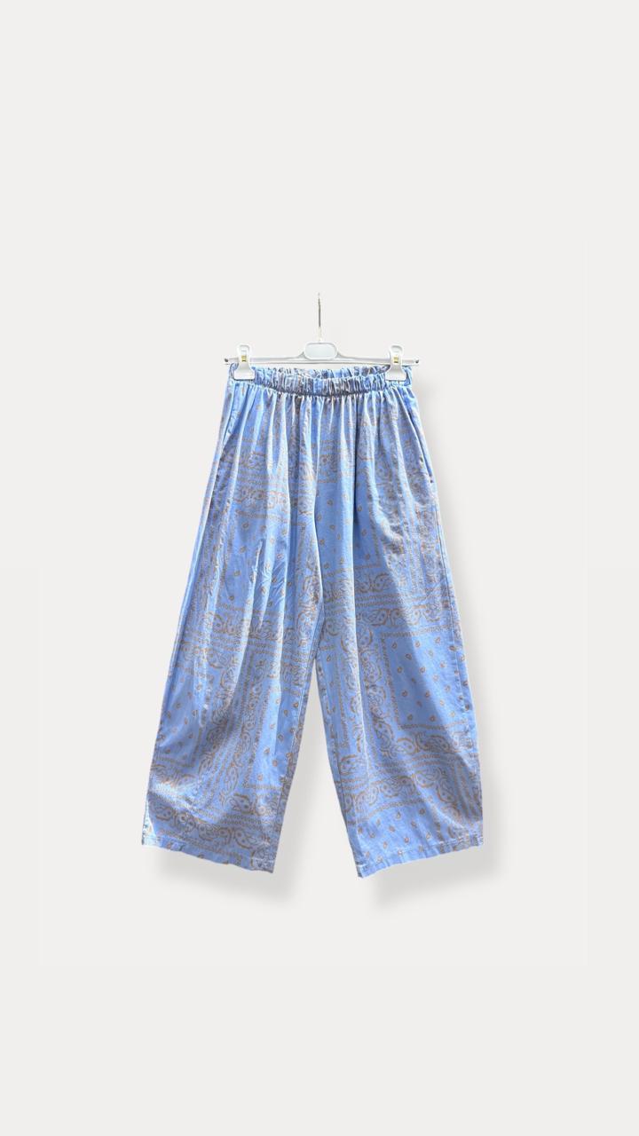 Bandana pants blue