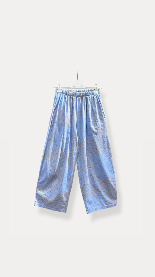Bandana pants blue