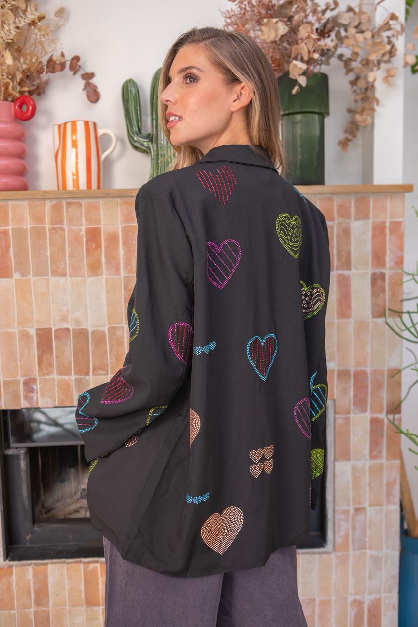 Blazer hearts colorful
