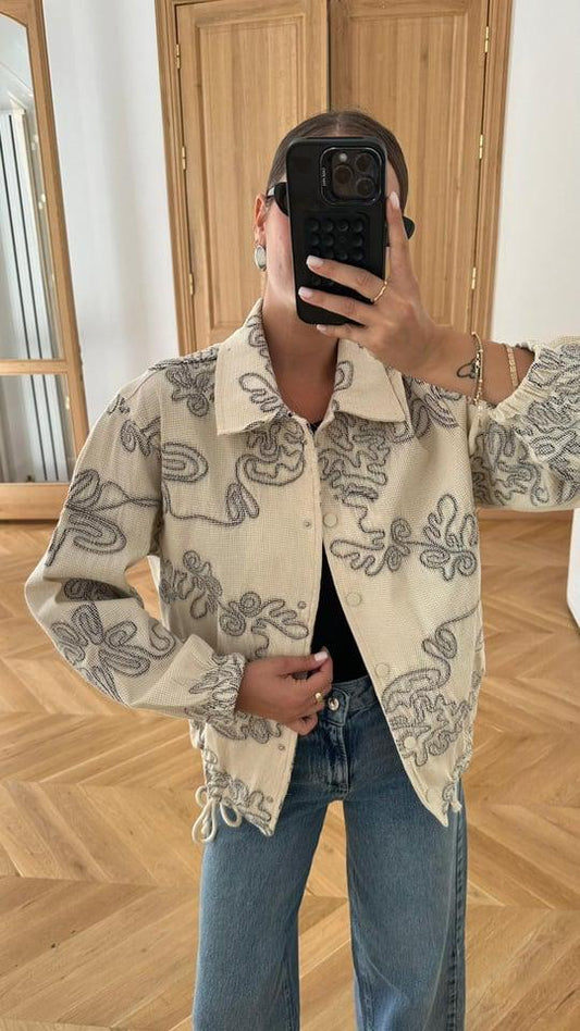 Jacket Embroidery light