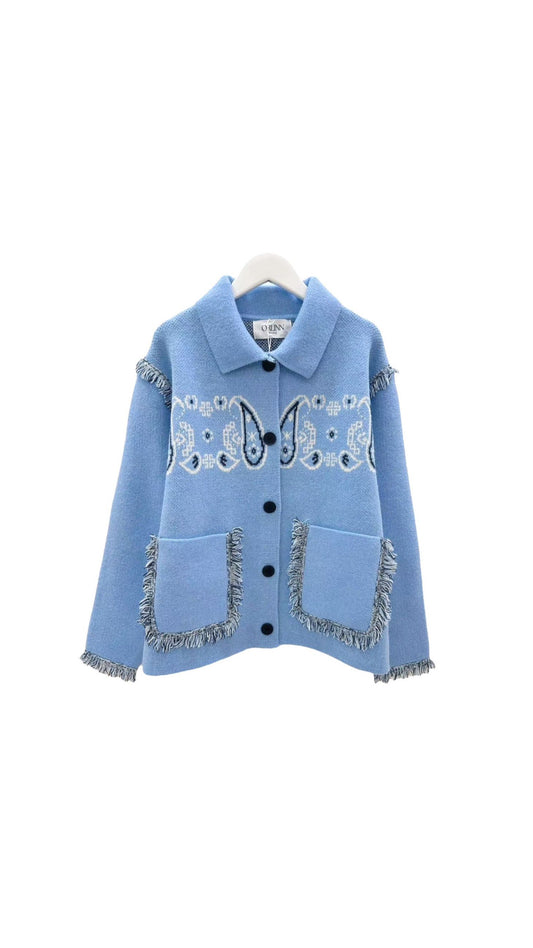 Jacket bandana 2 pockets blue