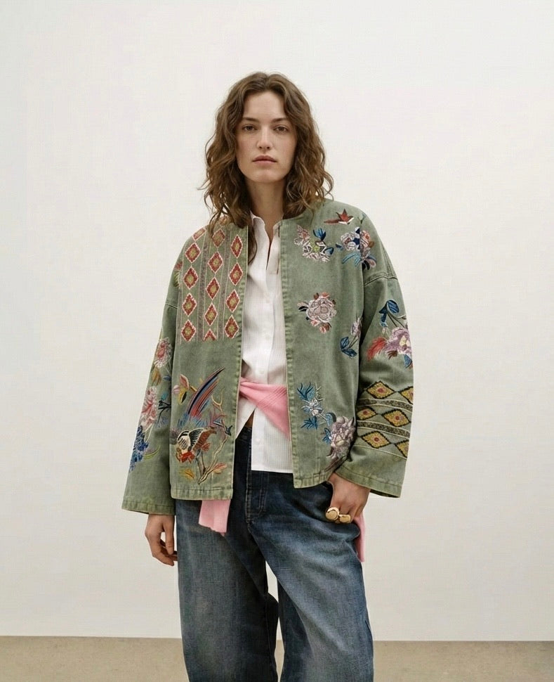Jacket embroidery