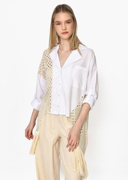 Shirt side crochet