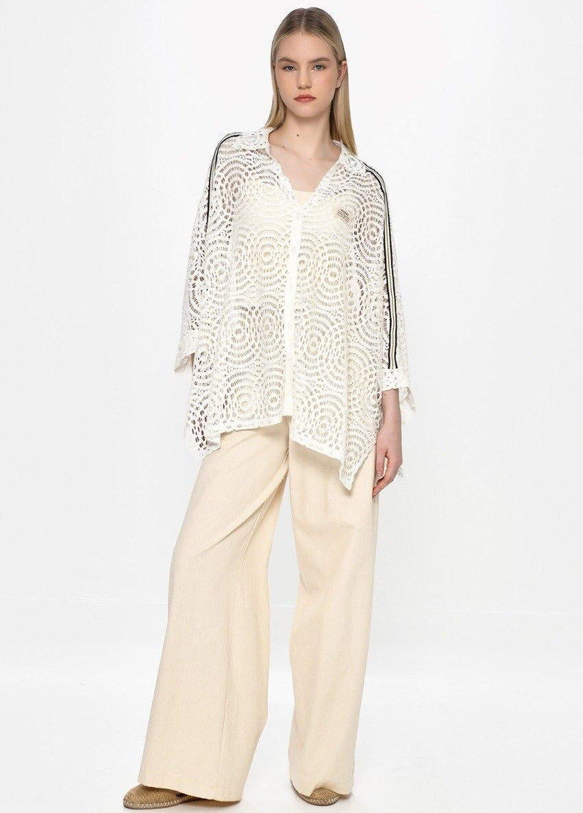 Shirt oversized mesh