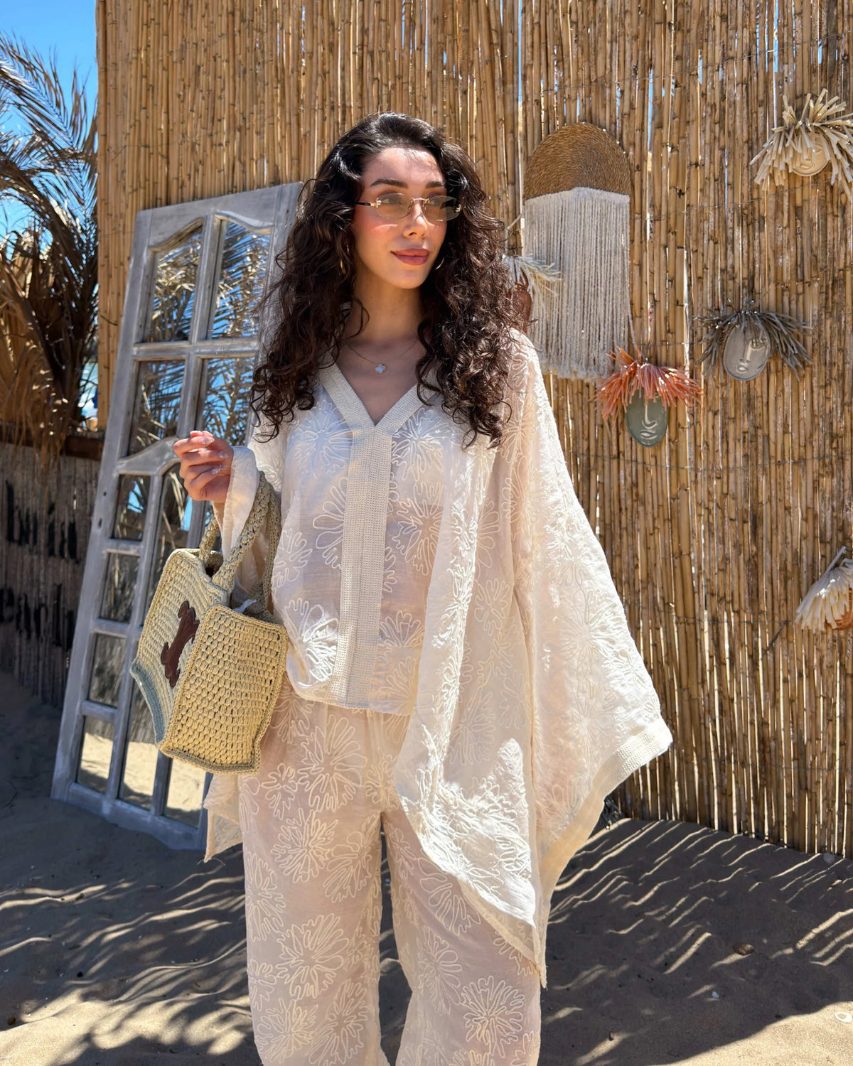 Set Embroidery Offwhite