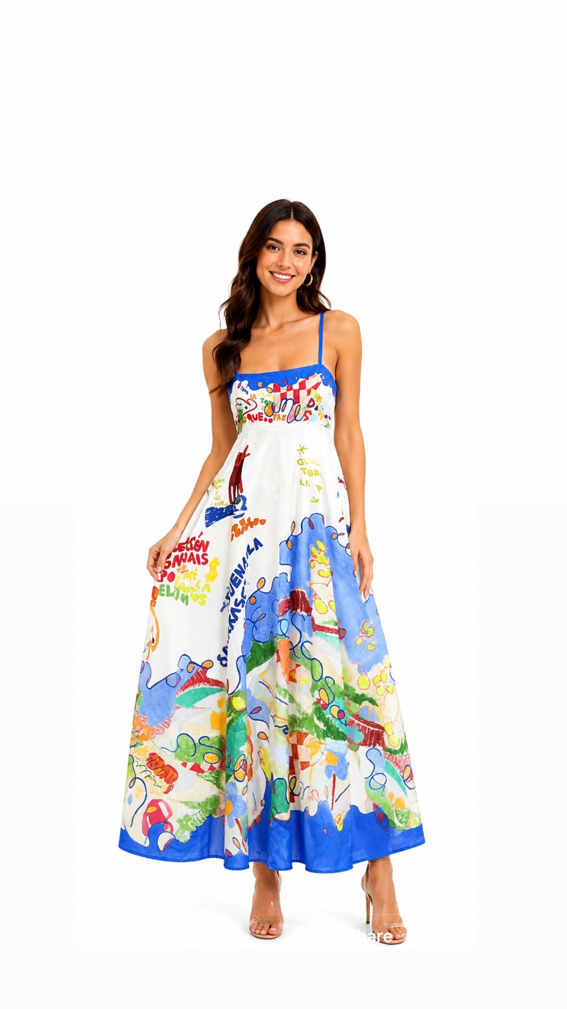 Dress pattern white