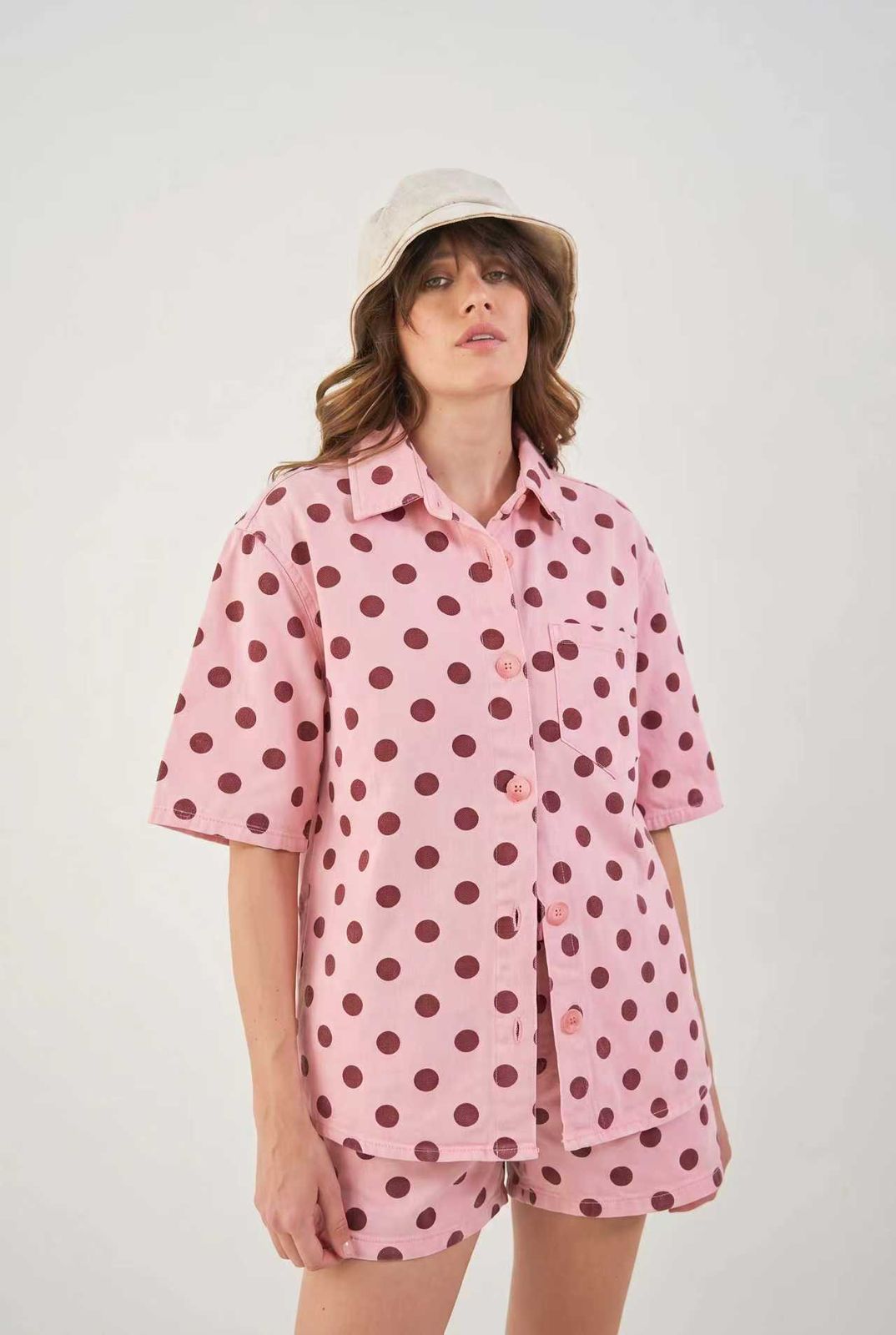 Set polka pink