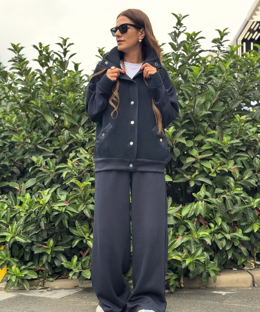 Set knit soft Navy
