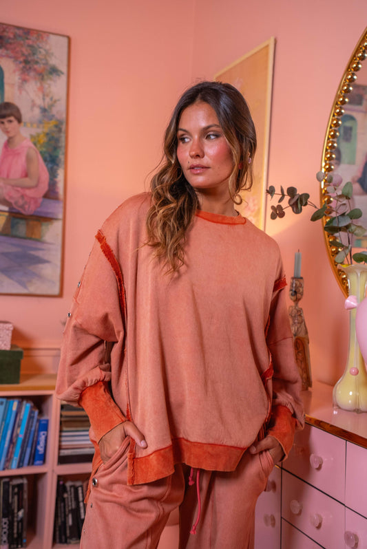 Orange washed set