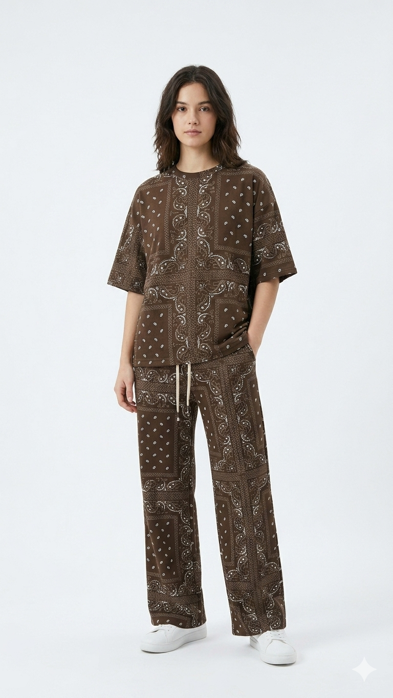 Set bandana brown