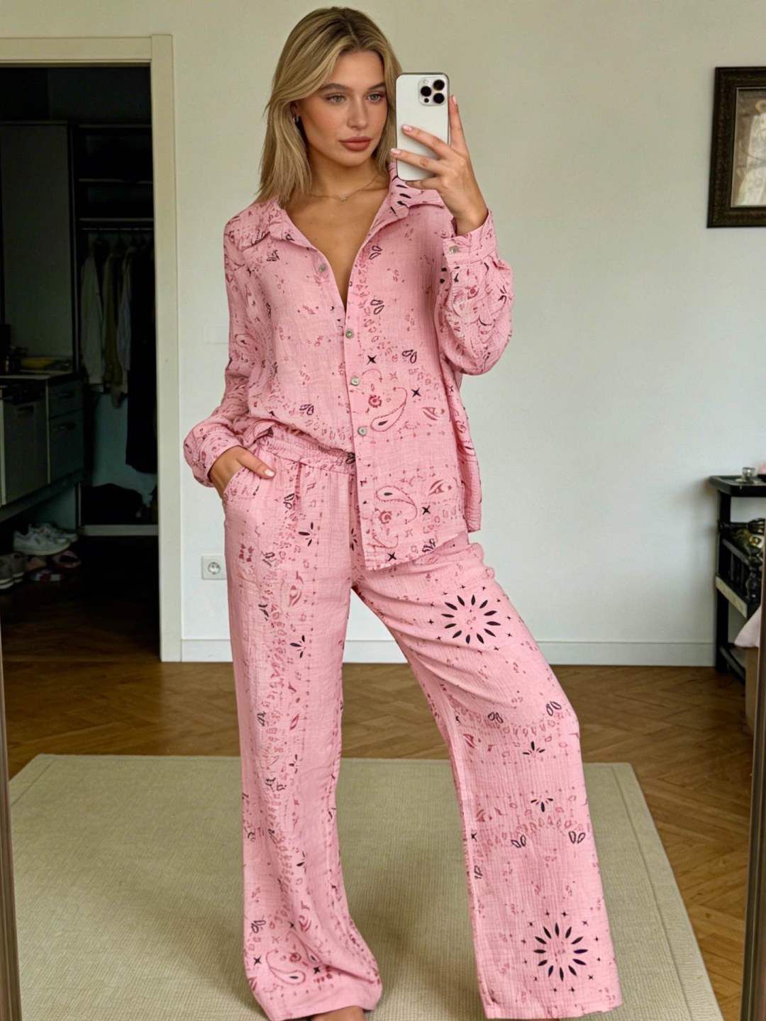 Bandana set pink