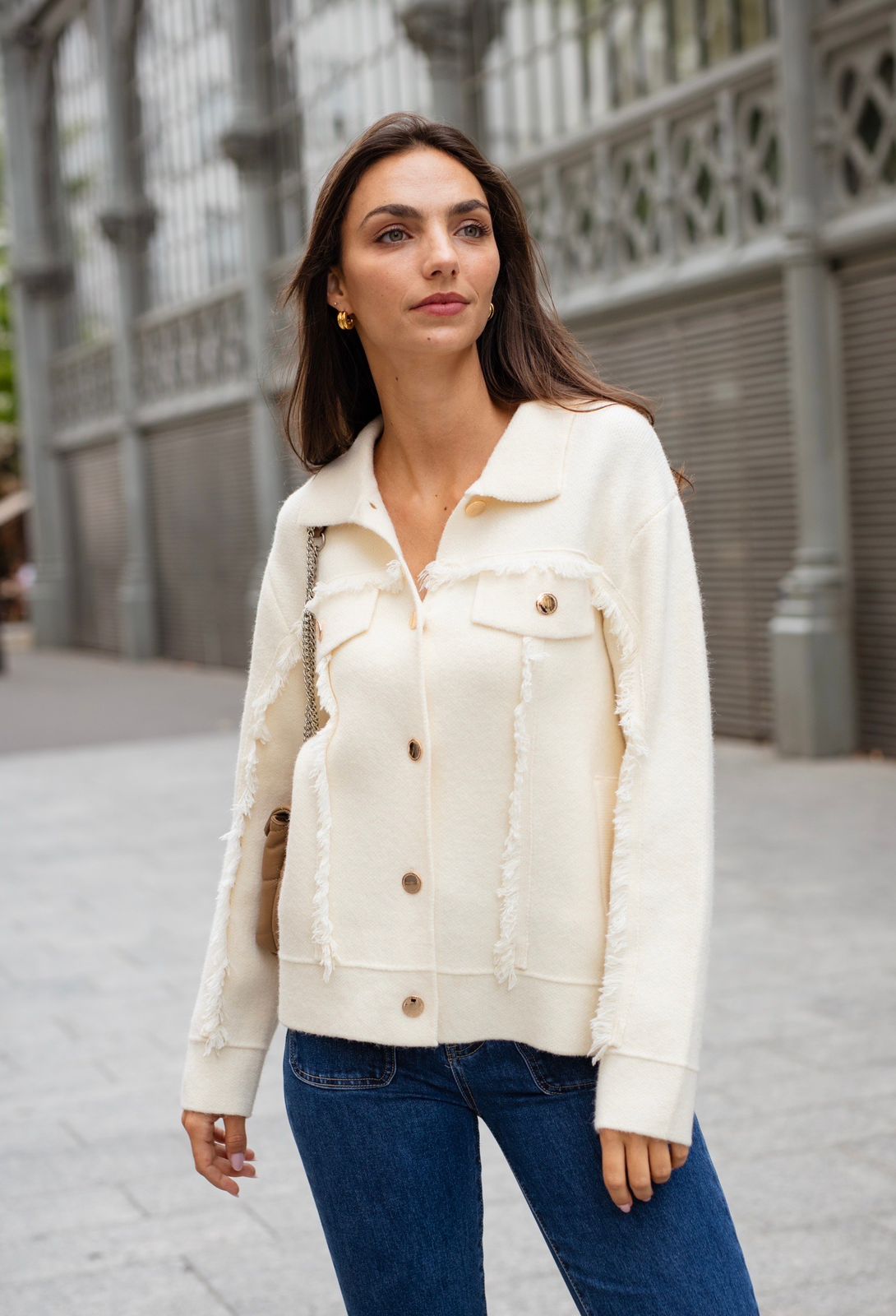 Jacket Wool Off White