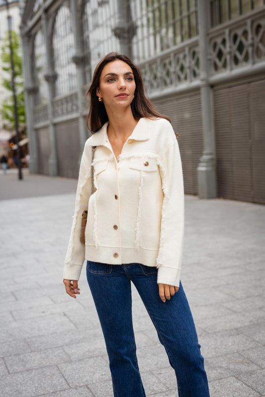 Jacket Wool Off White