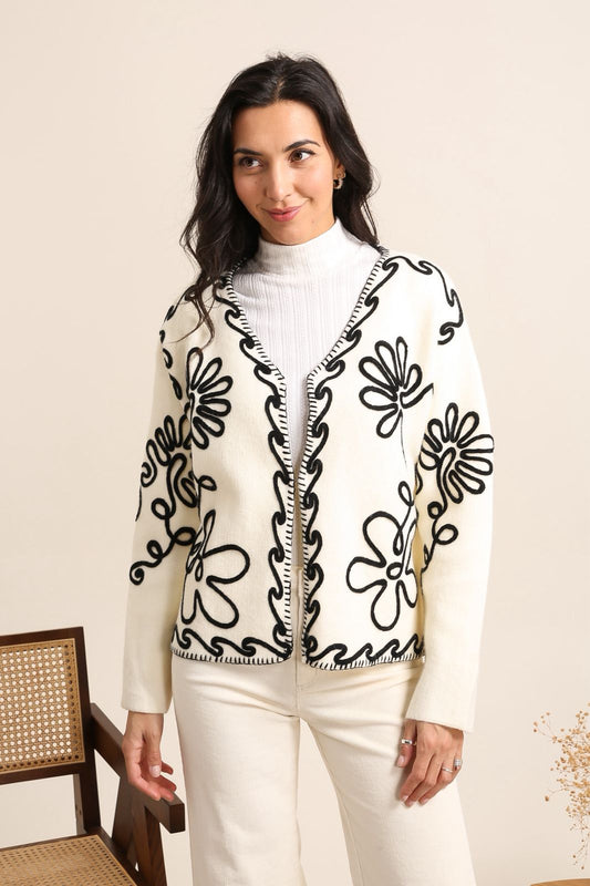 Cardigan Embroidery