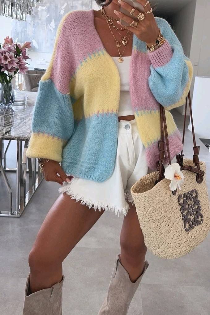 Cardigan Colorful Saison