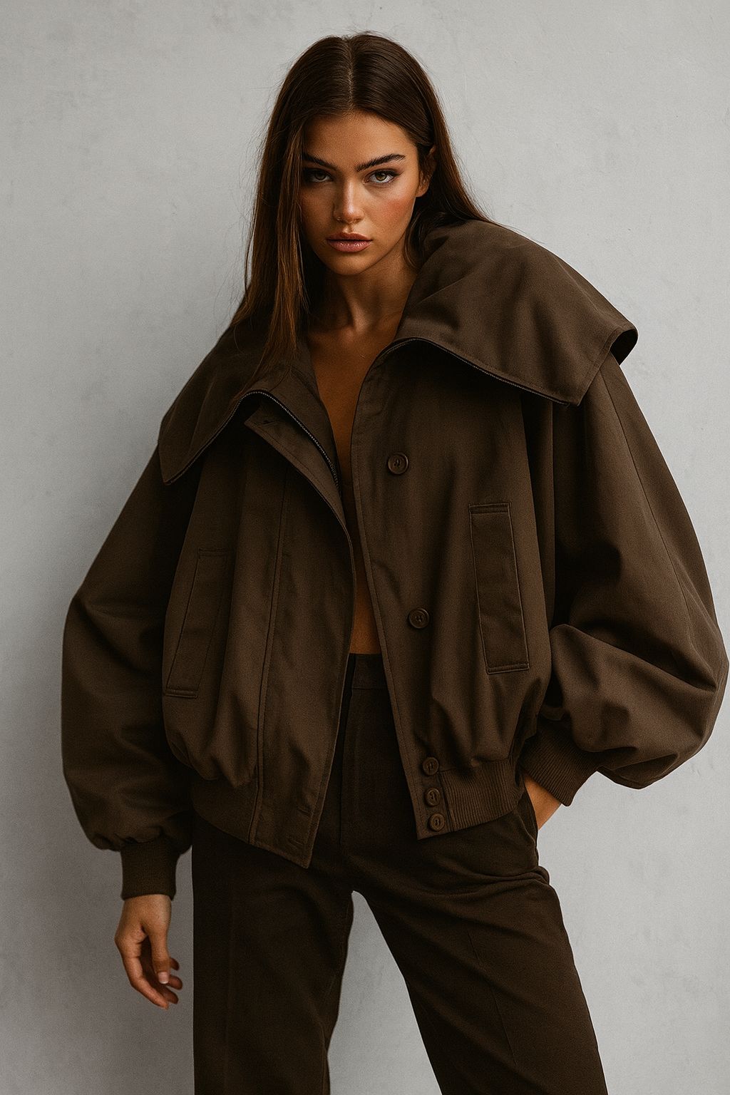 Jacket Bomber Brown