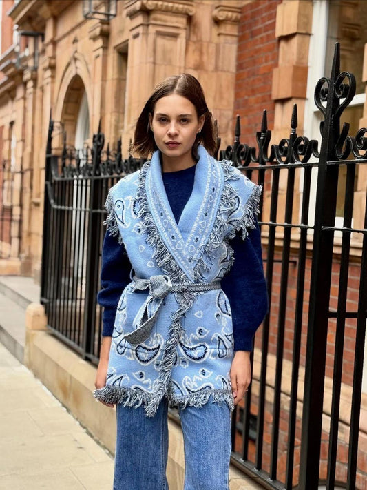 Bandana Vest Baby Blue