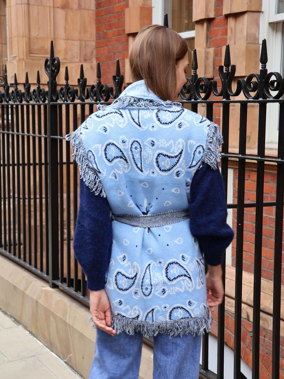 Bandana Vest Baby Blue