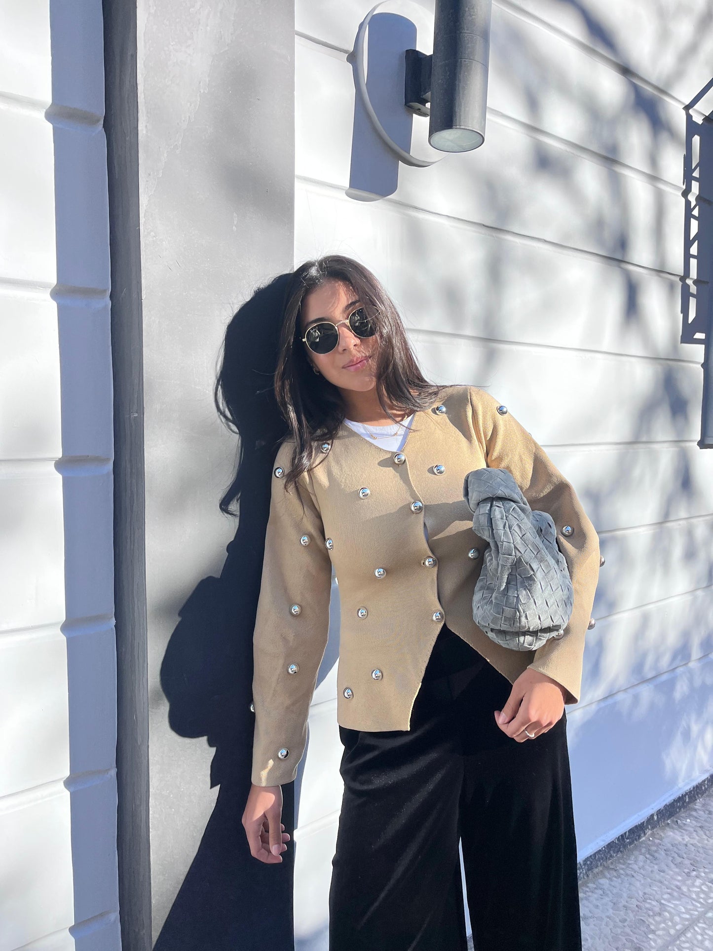 Jacket Cardigan pearls