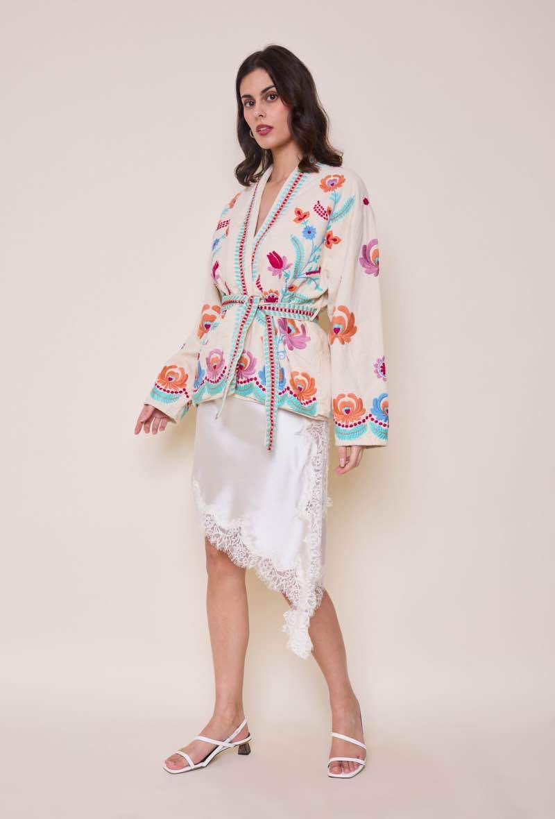 Jacket embroidery