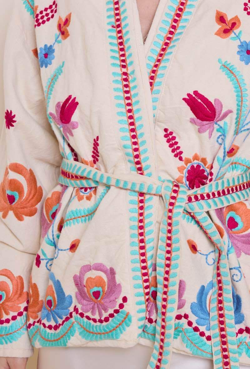 Jacket embroidery