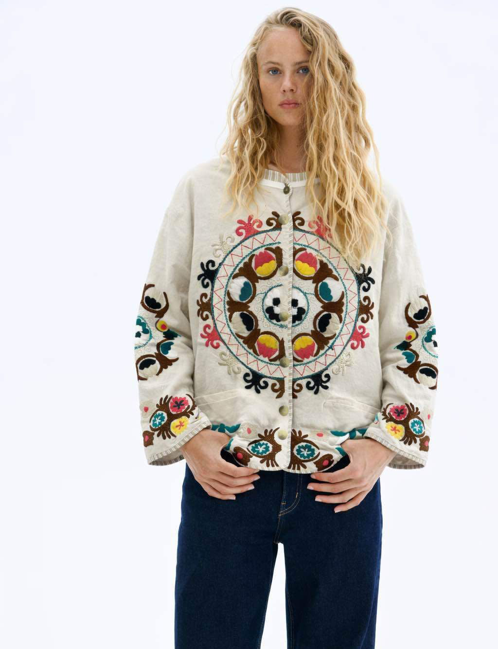 Jacket embroidery