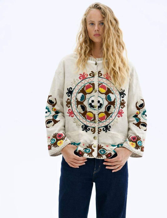 Jacket embroidery
