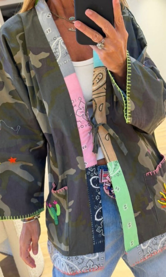 Jacket bandana army