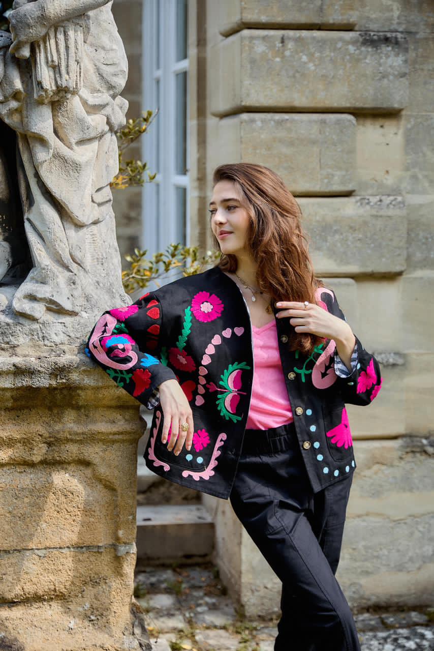 Jacket embroidery