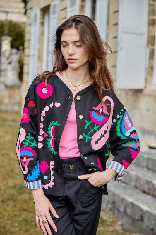 Jacket embroidery