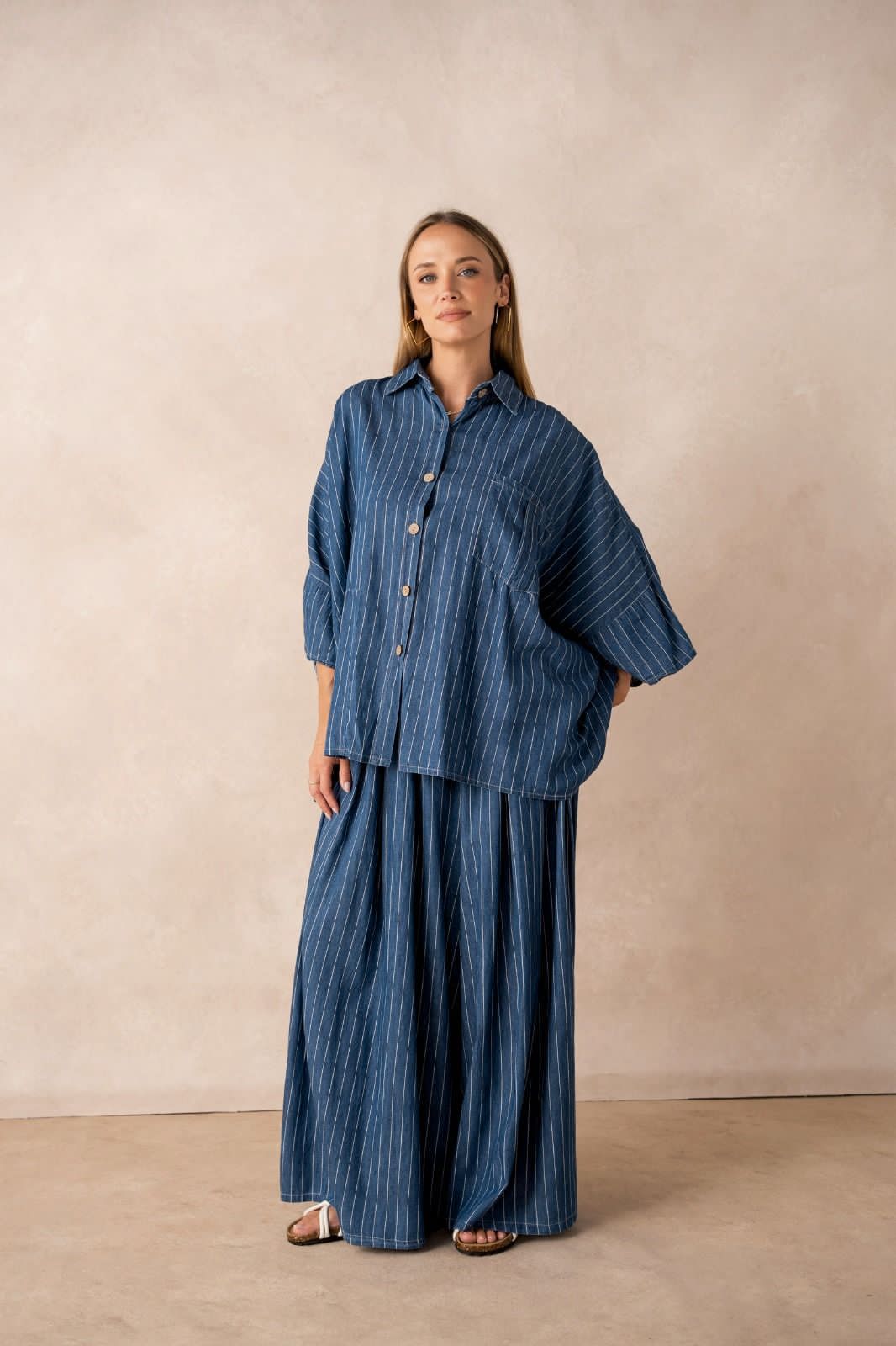 Set stripe blue dark