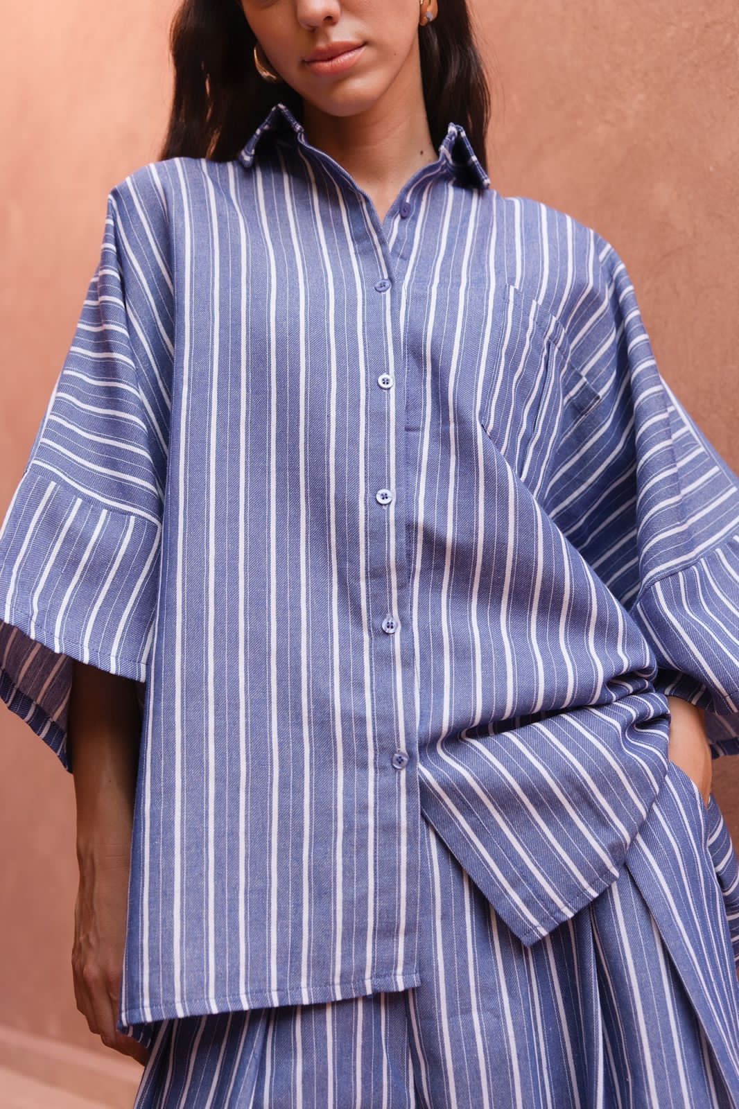 Set stripe blue light