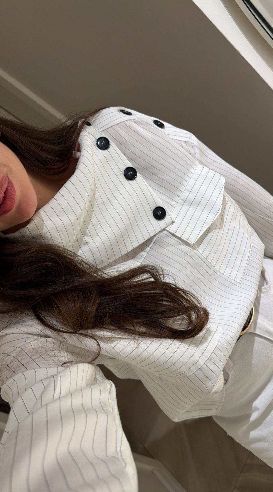 Shirt stripe white