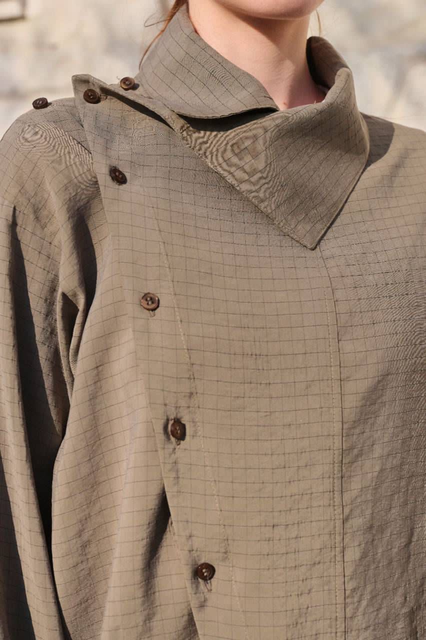 Set olive checkered