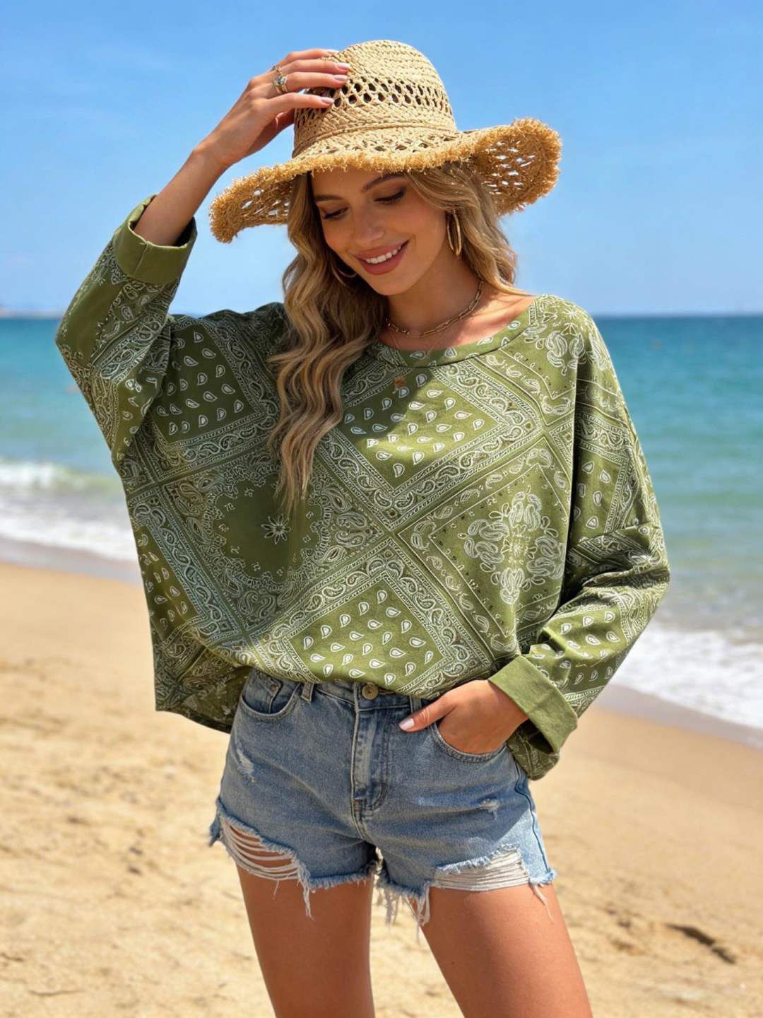 Shirt bandana aroma olive